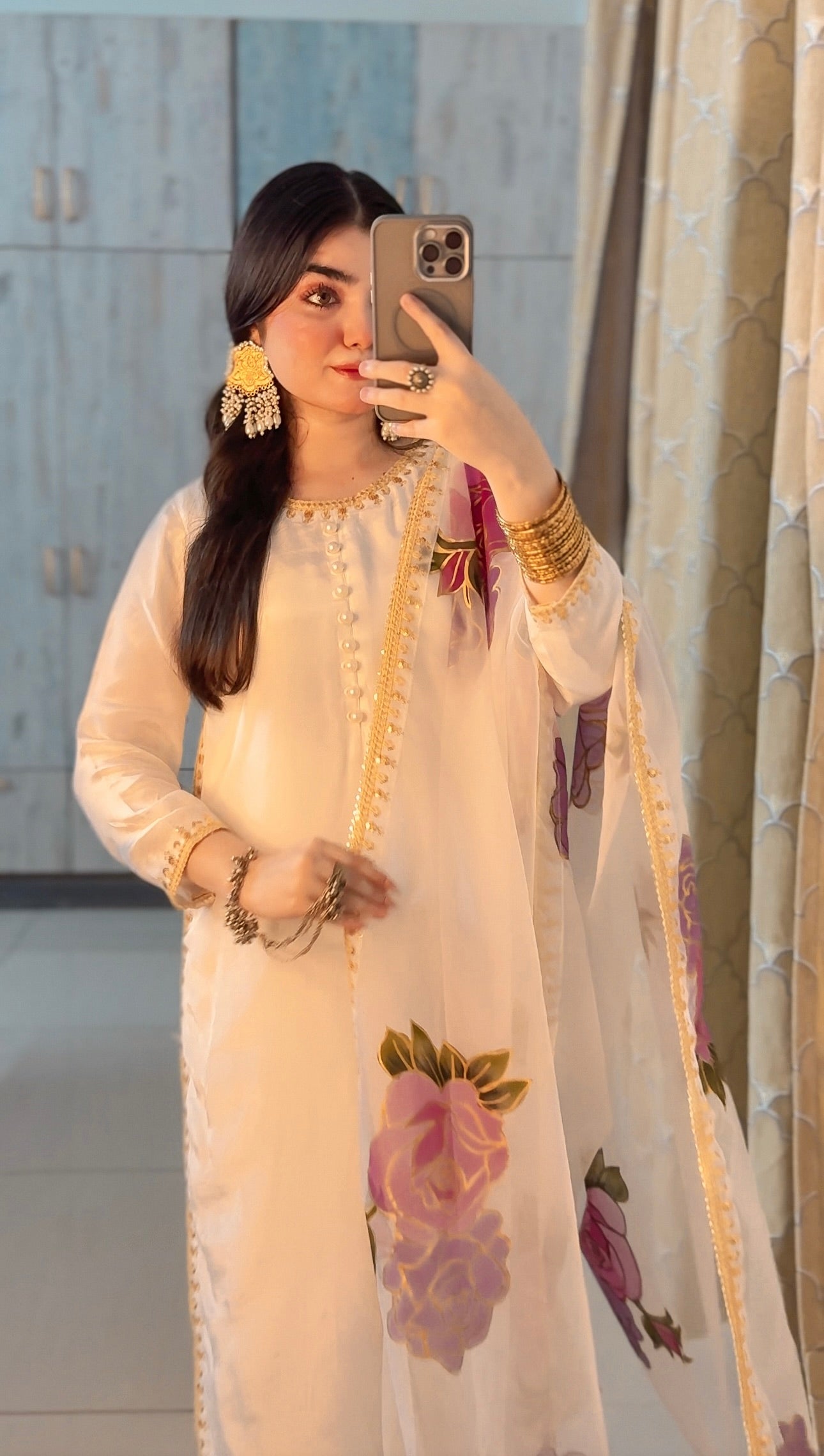 Embroidered Tassel Silk - TS - 01