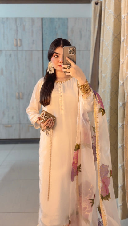 Embroidered Tassel Silk - TS - 01