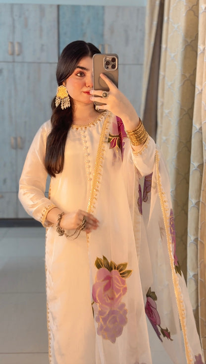 Embroidered Tassel Silk - TS - 01