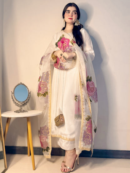 Embroidered Tassel Silk - TS - 01