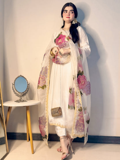 Embroidered Tassel Silk - TS - 01